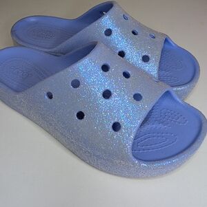 Crocs Glittery Slides